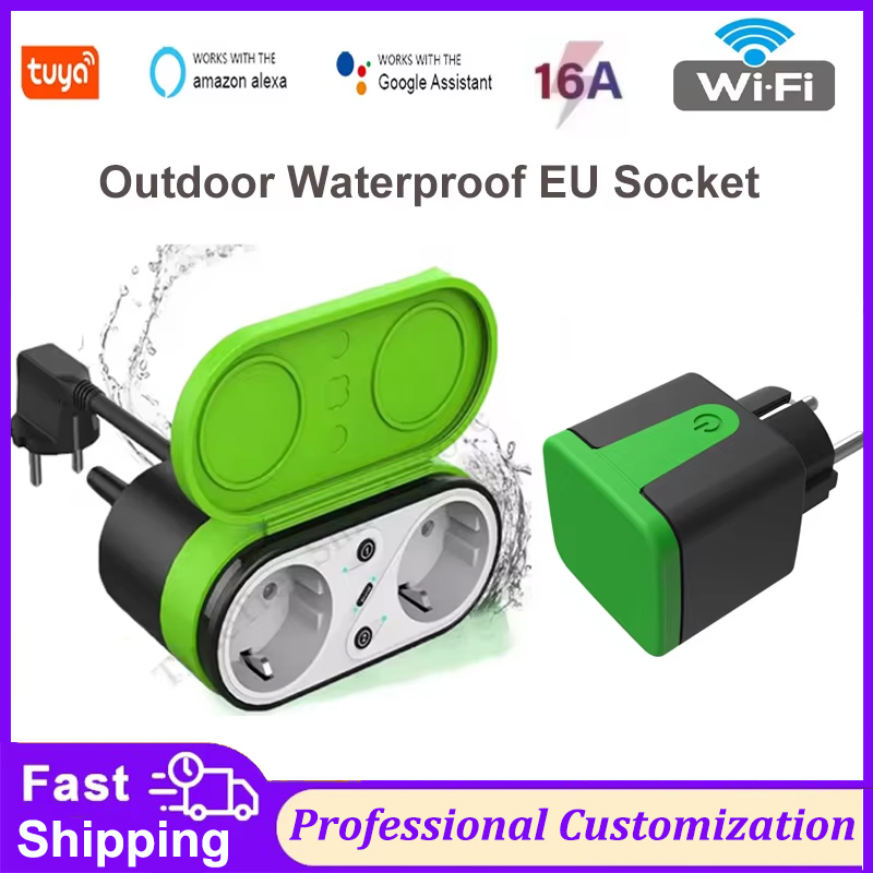 Timer Dual Outlet - Умная уличная Wi-Fi розетка Tuya EU
