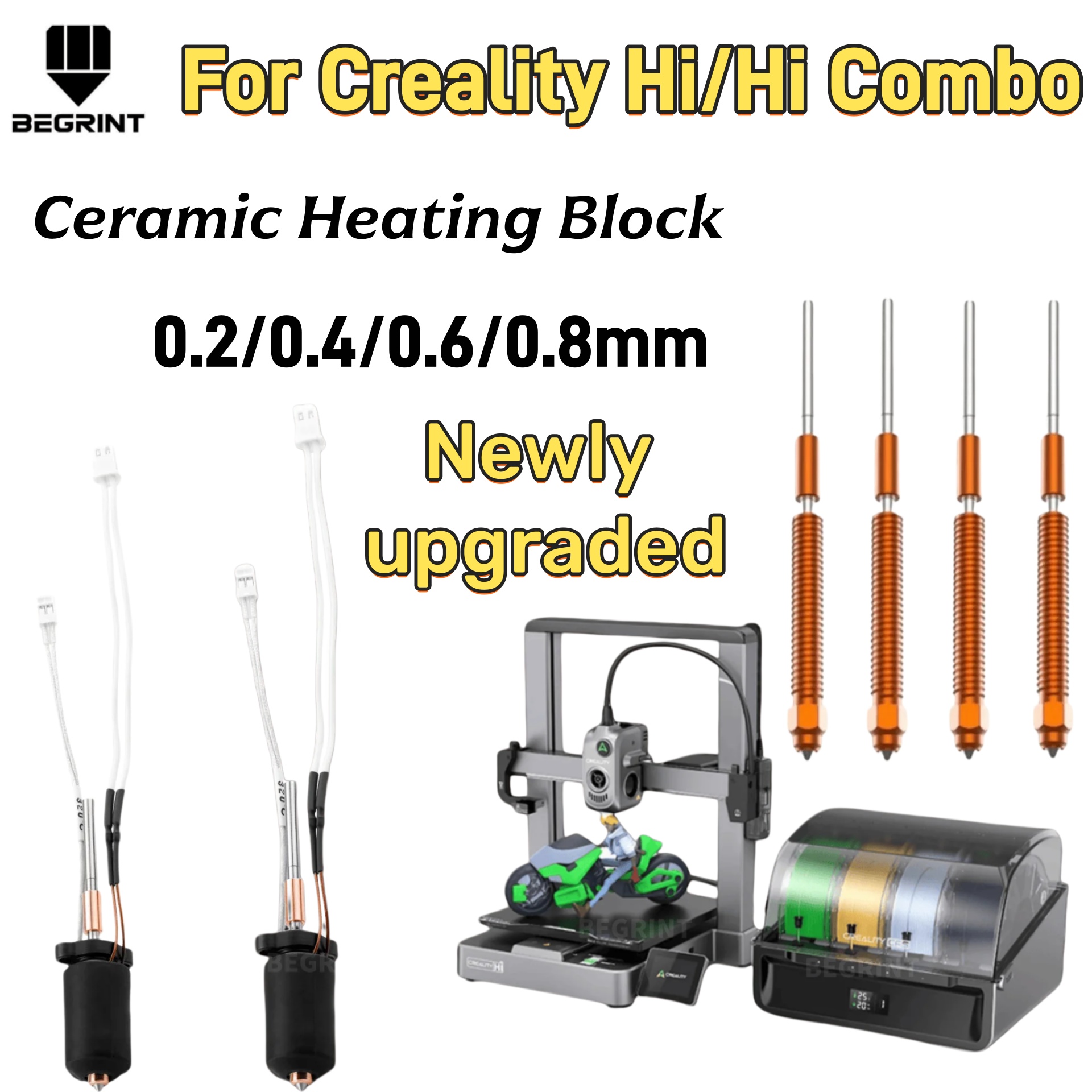 Ceramic Heat Emitter - Высокотемпературный керамический нагревательный элемент (хотэнд) для