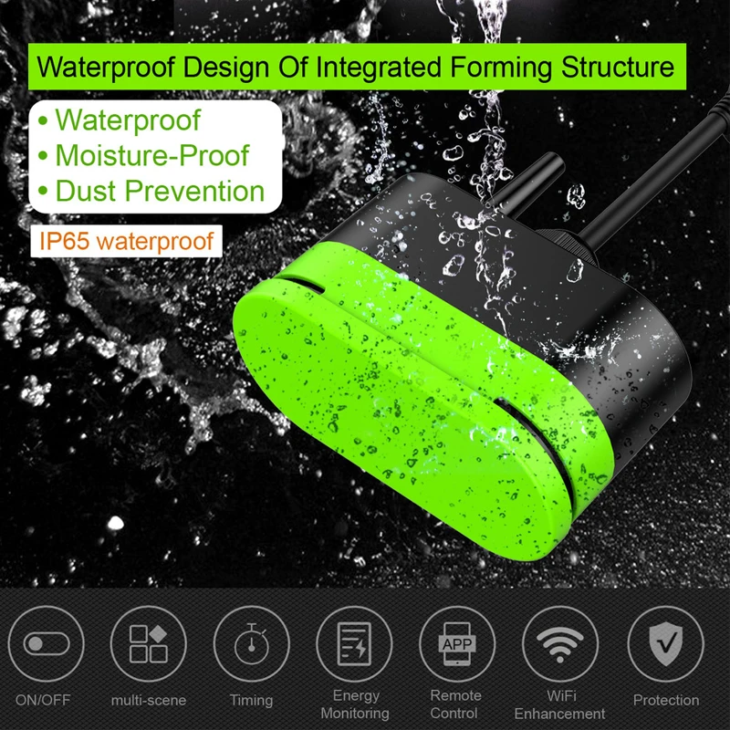 Умная уличная Wi-Fi розетка Tu – обзор и цена Timer Dual Outlet