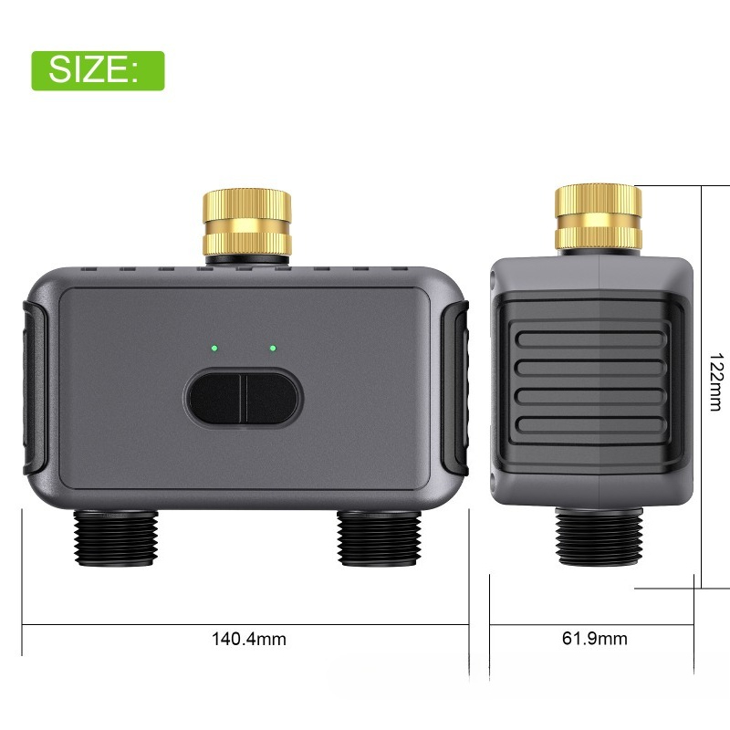 Умный таймер для полива сада с – обзор и цена Timer Dual Outlet